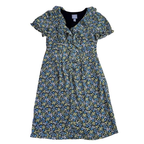 rabbit rabbit rabbit DESIGNS Size 4 DRESS Blue Floral - Picture 1 of 11